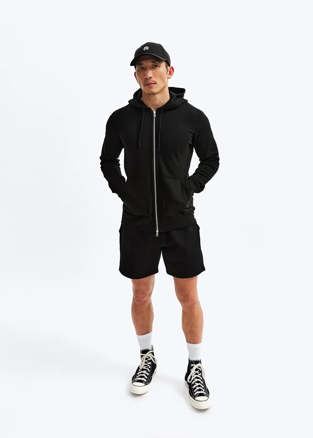 Lightweight Terry Slim Zip Hoodie sold by Denali