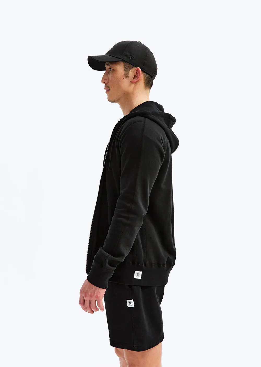 Lightweight Terry Slim Zip Hoodie sold by Denali product image thumbnail 3