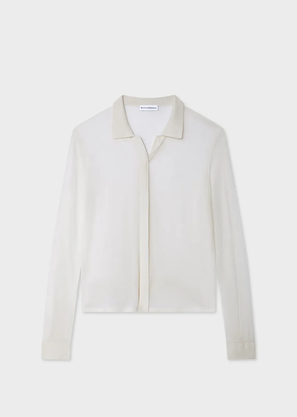 Superfine Cashmere Blend Button Down Shirt sold by Denali product image thumbnail 2