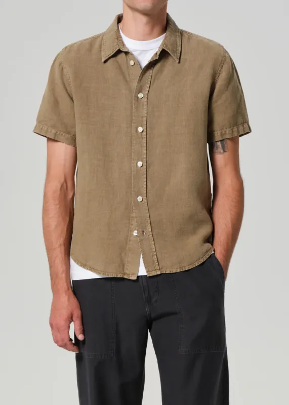 Cairo Short Sleeve Linen Shirt made by Citizens Of Humanity