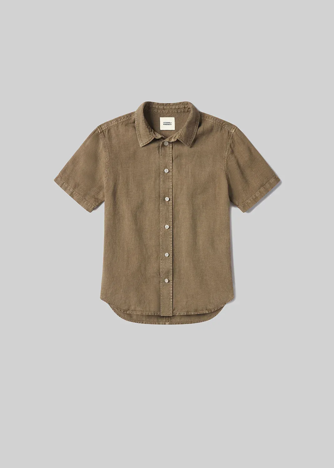 Cairo Short Sleeve Linen Shirt sold by Denali product image thumbnail 2