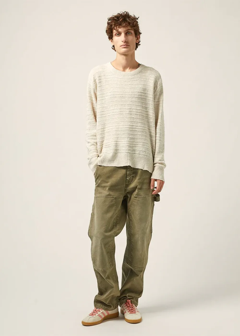 Linen Silk Crewneck Sweater sold by Denali product image thumbnail 2