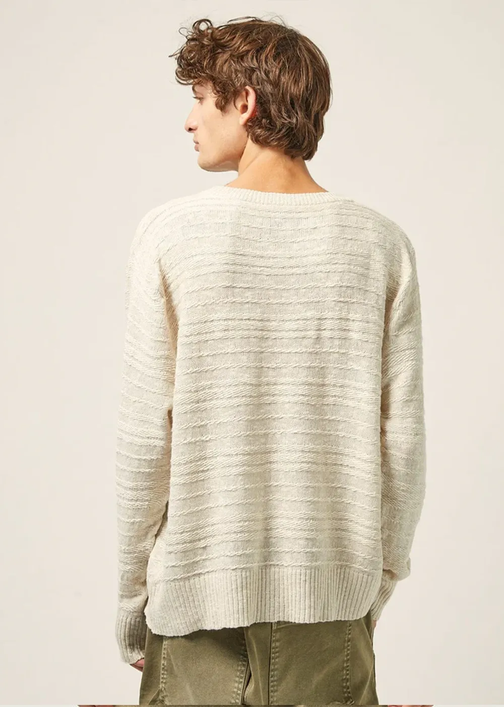 Linen Silk Crewneck Sweater sold by Denali product image thumbnail 3