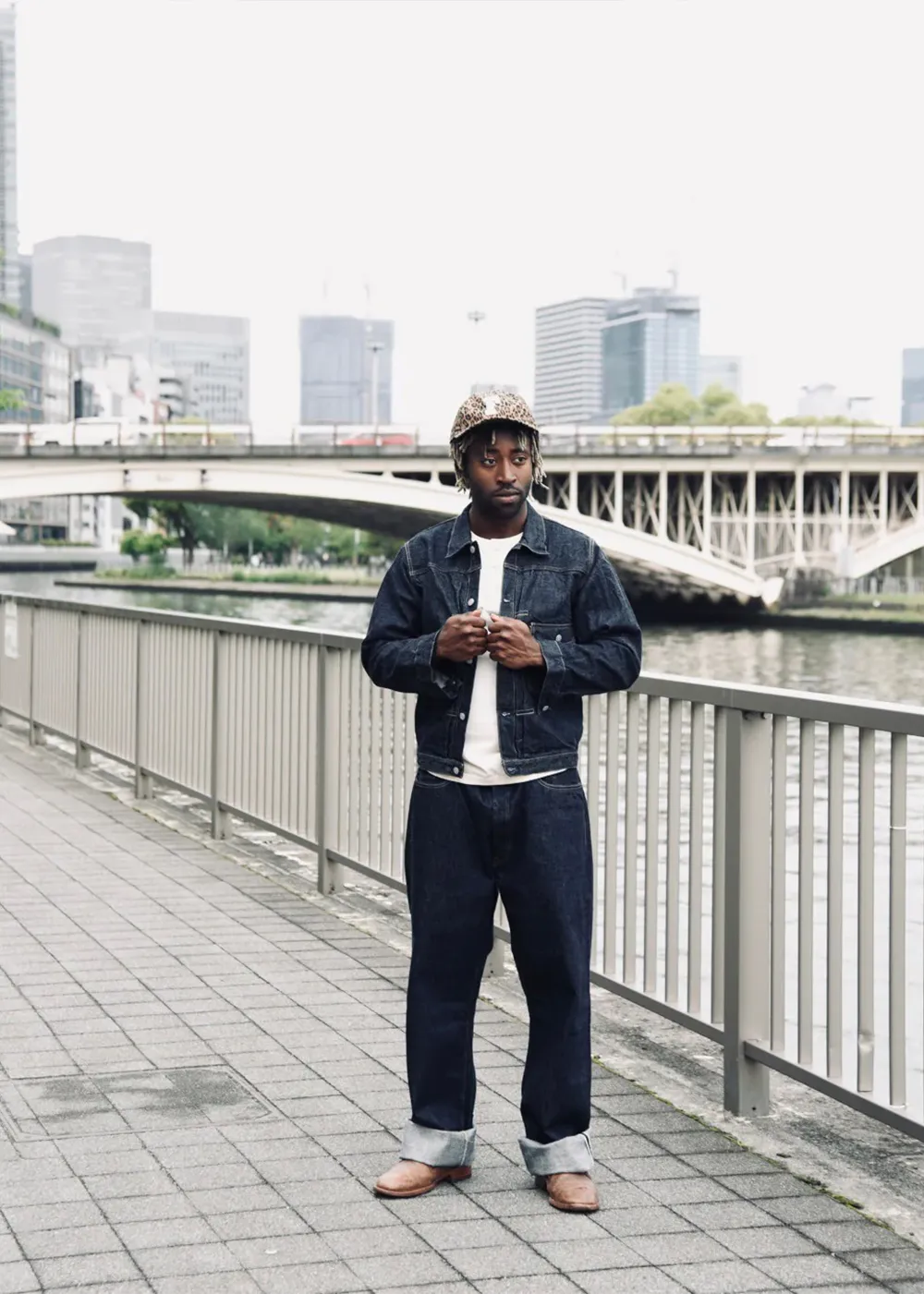 0105 - Wide Selvedge Raw 13.7 oz Denim sold by Denali product image thumbnail 3