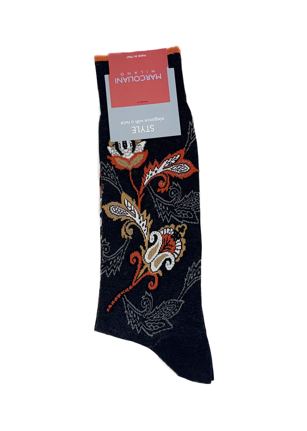 Pima Cotton Moghul Flower Socks sold by Denali