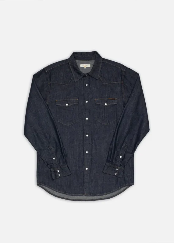 George Rinsed Denim Shirt sold by Denali