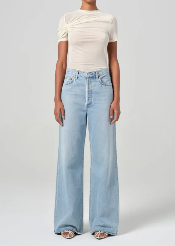 Dame High Rise Wide Leg Jean sold by Denali