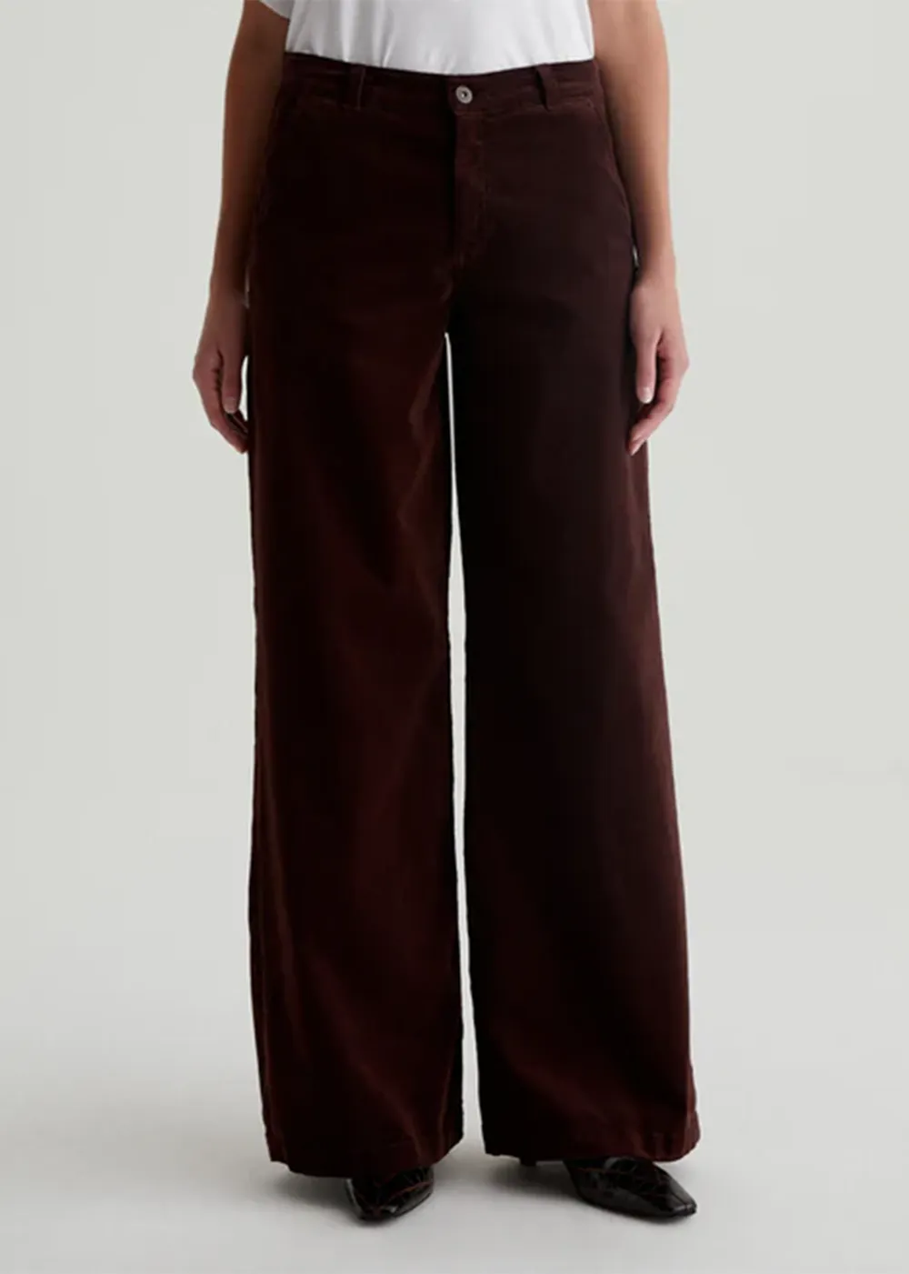 Stella Mid Rise Corduroy Palazzo Pant sold by Denali