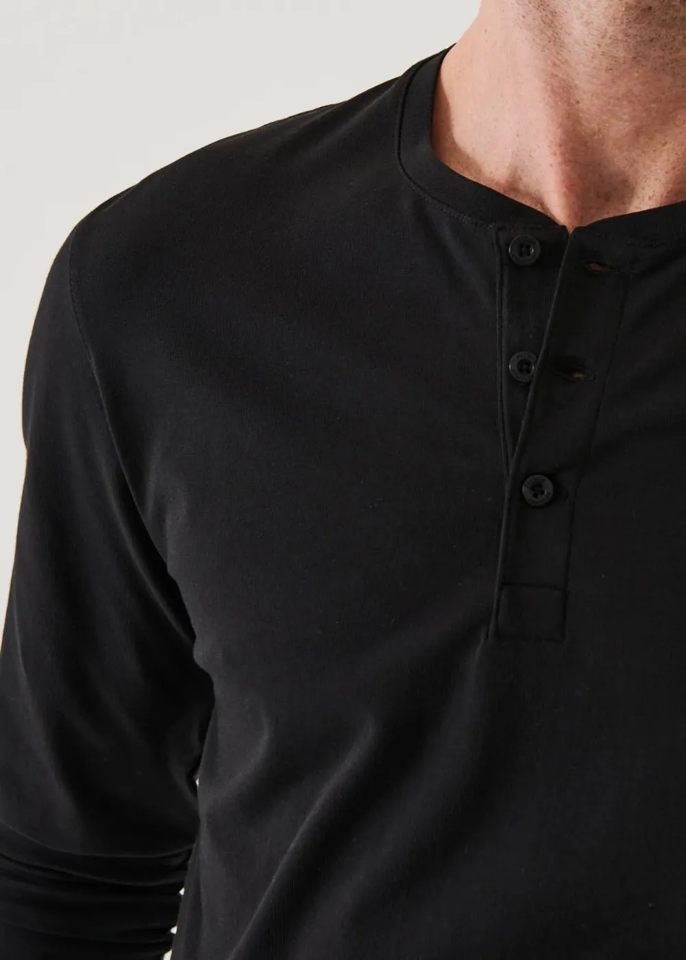 Long Sleeve Henley T-Shirt sold by Danali product image thumbnail 4
