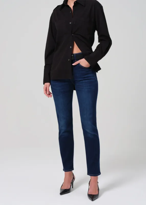 Isola Mid Rise Slim Jean sold by Denali