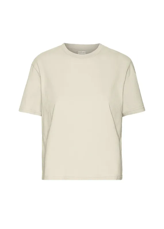 Organic Boxy Crop Tee sold by Denali