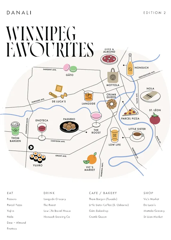 Winnipeg Favourites Edition 2 Print sold by Denali