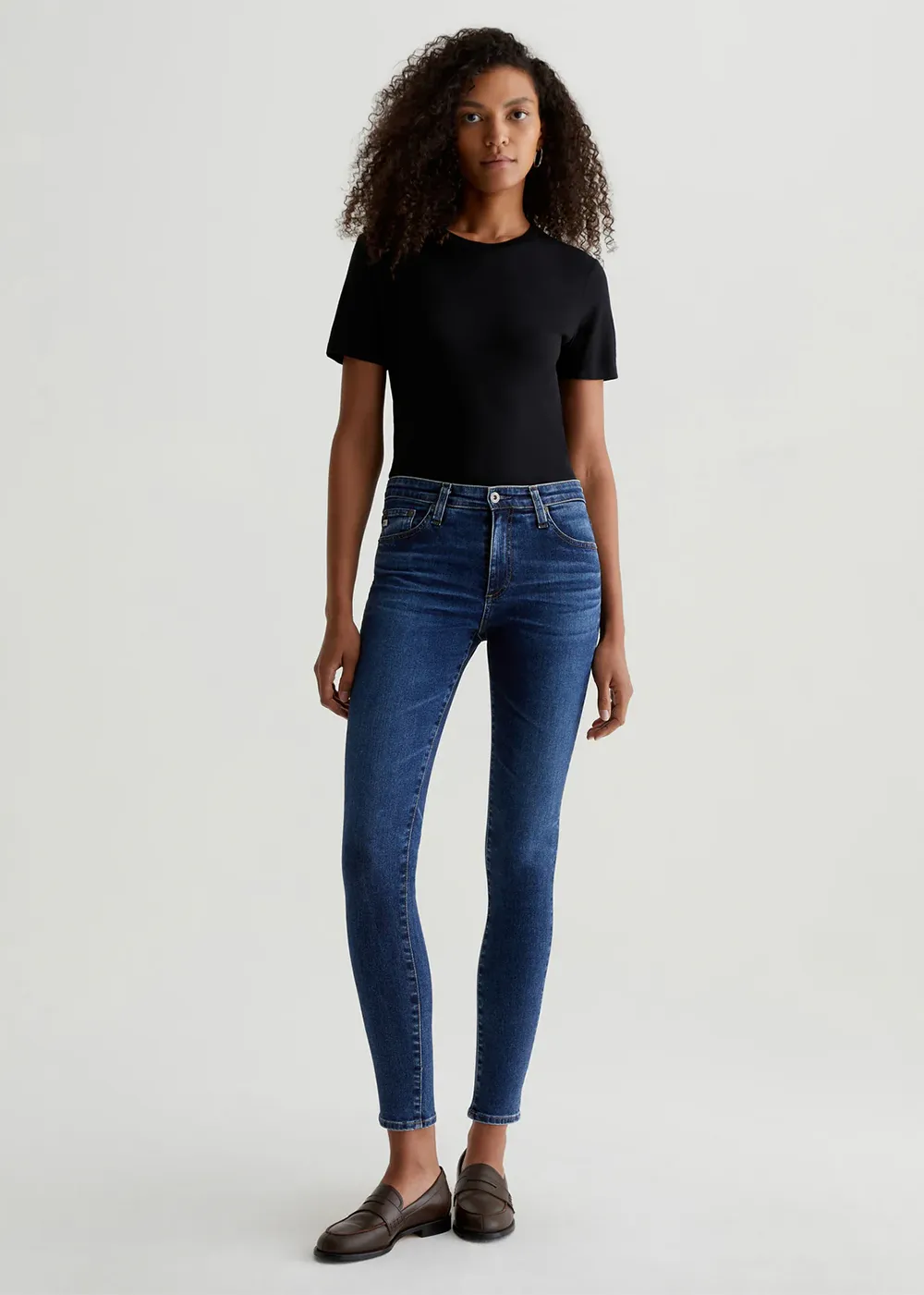 Farrah High Rise Skinny Jean sold by Denali