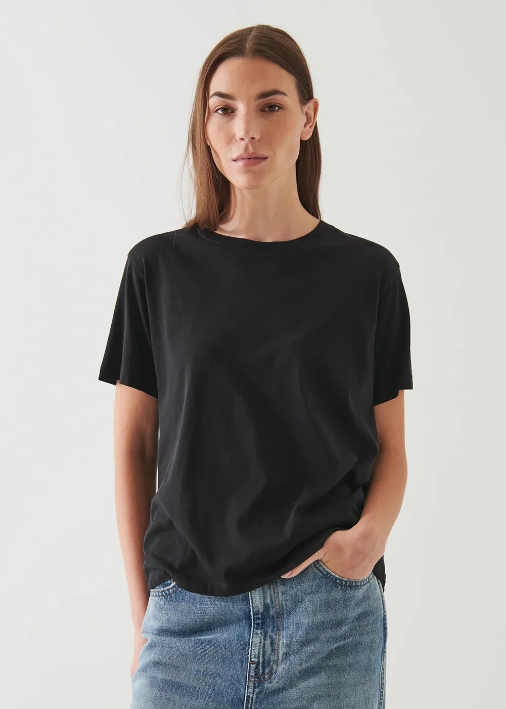 Boyfriend Fit Crew T-Shirt sold by Danali