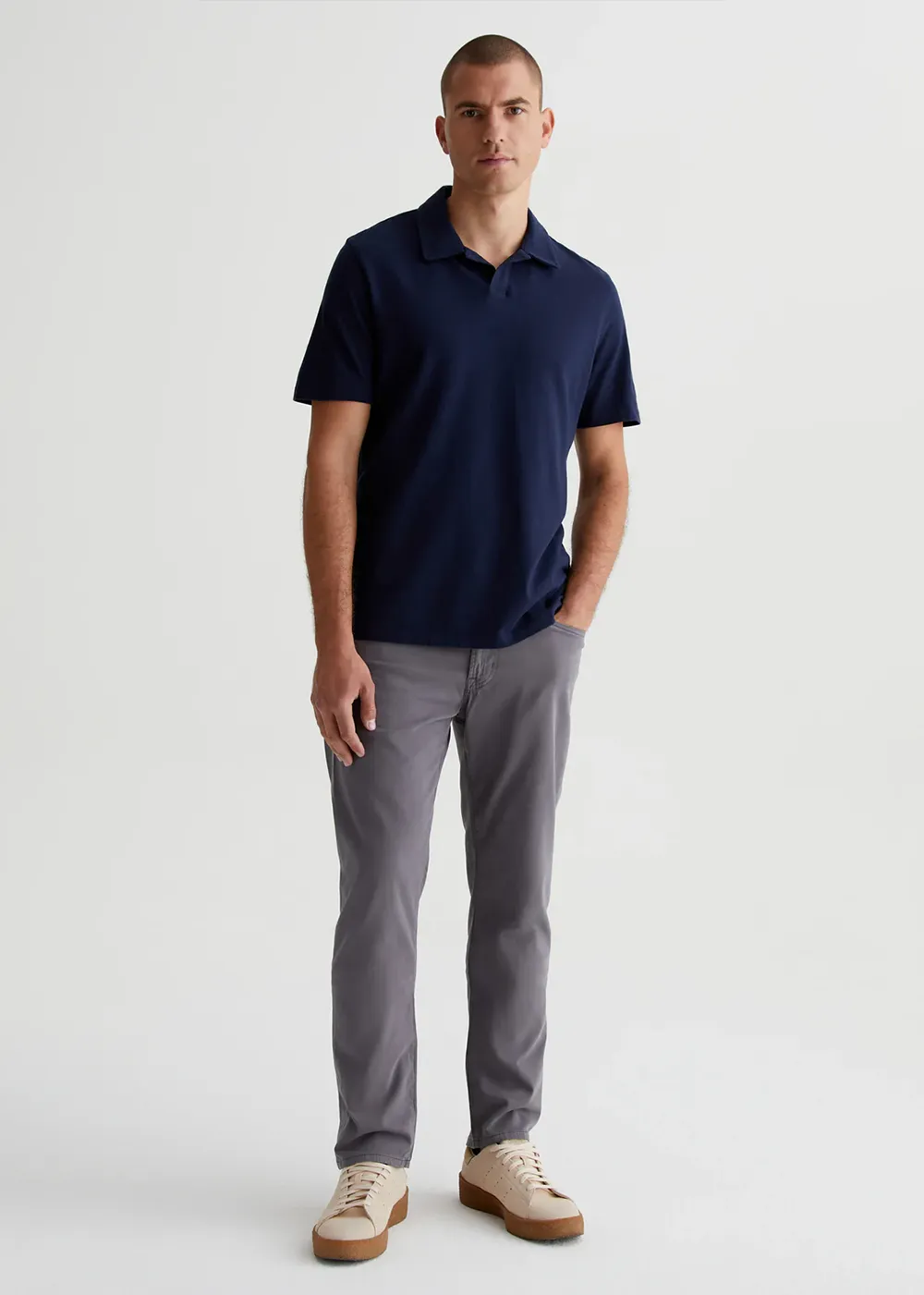 Tellis Modern Slim Sateen Pant sold by Denali product image thumbnail 2
