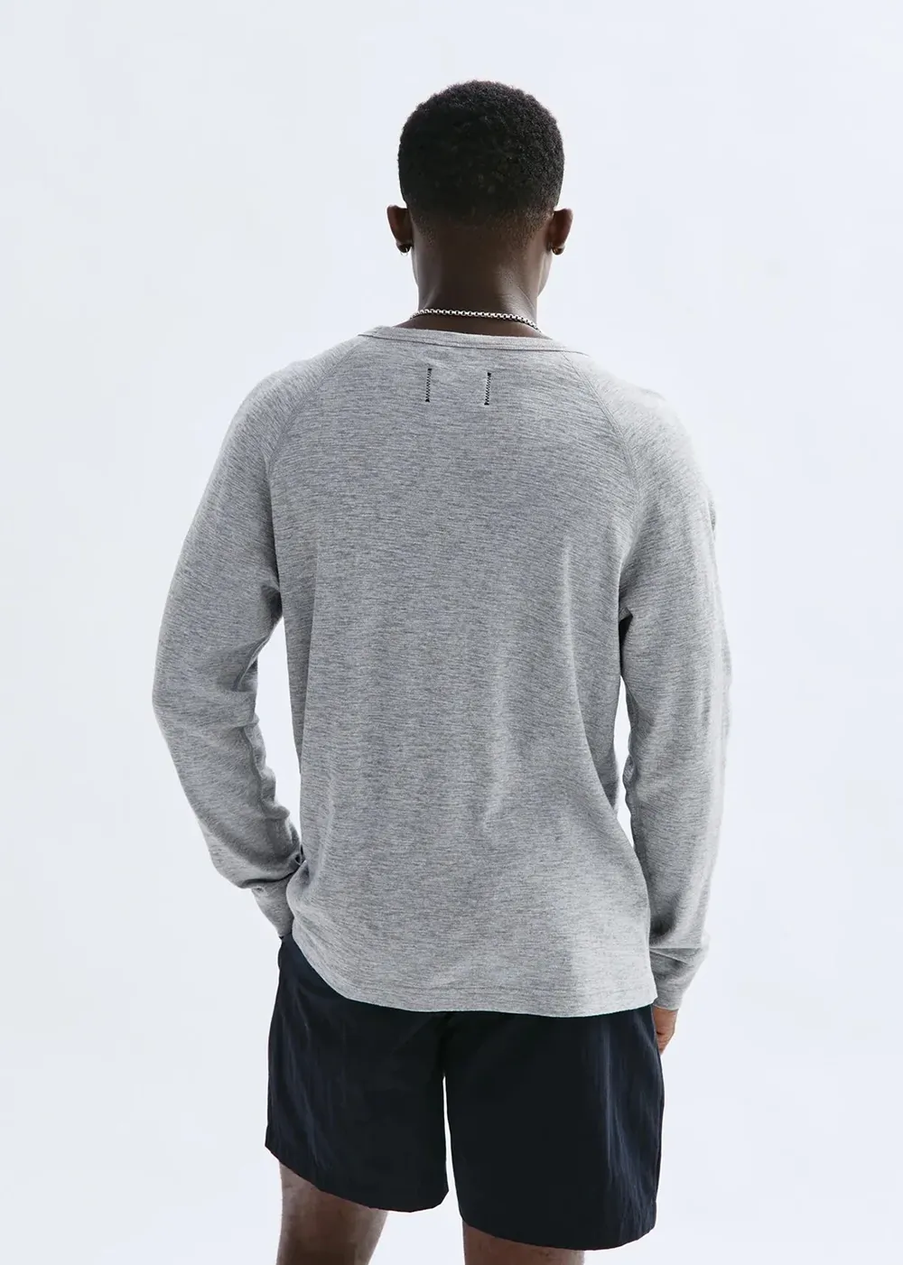 1x1 Slub Long Sleeve sold by Denali product image thumbnail 3