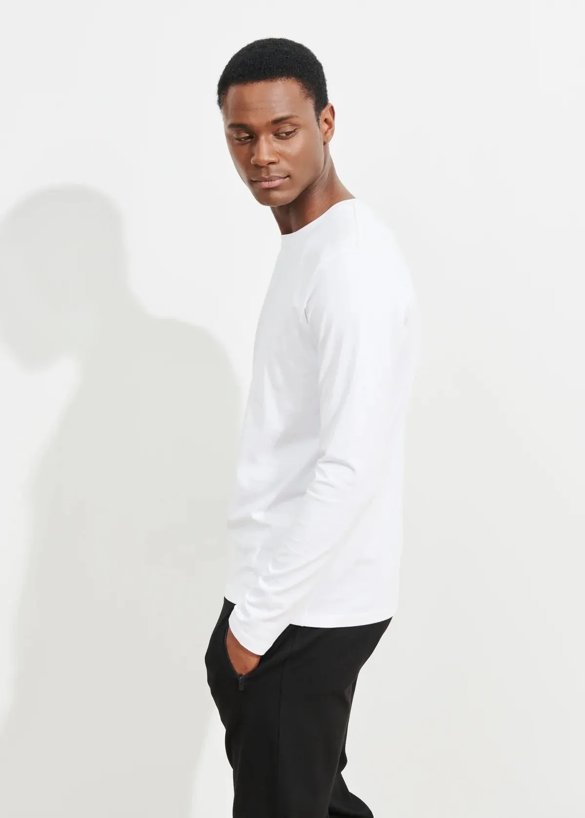 Pima Cotton Long Sleeve Tee sold by Denali product image thumbnail 2