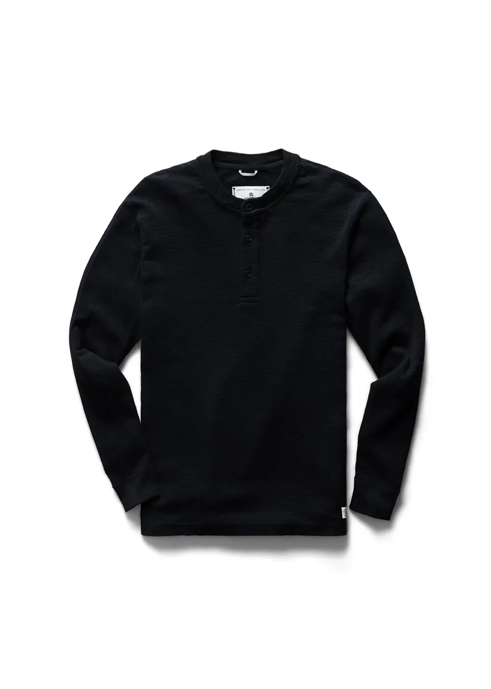 1x1 Slub Long Sleeve Henley sold by Denali product image thumbnail 2