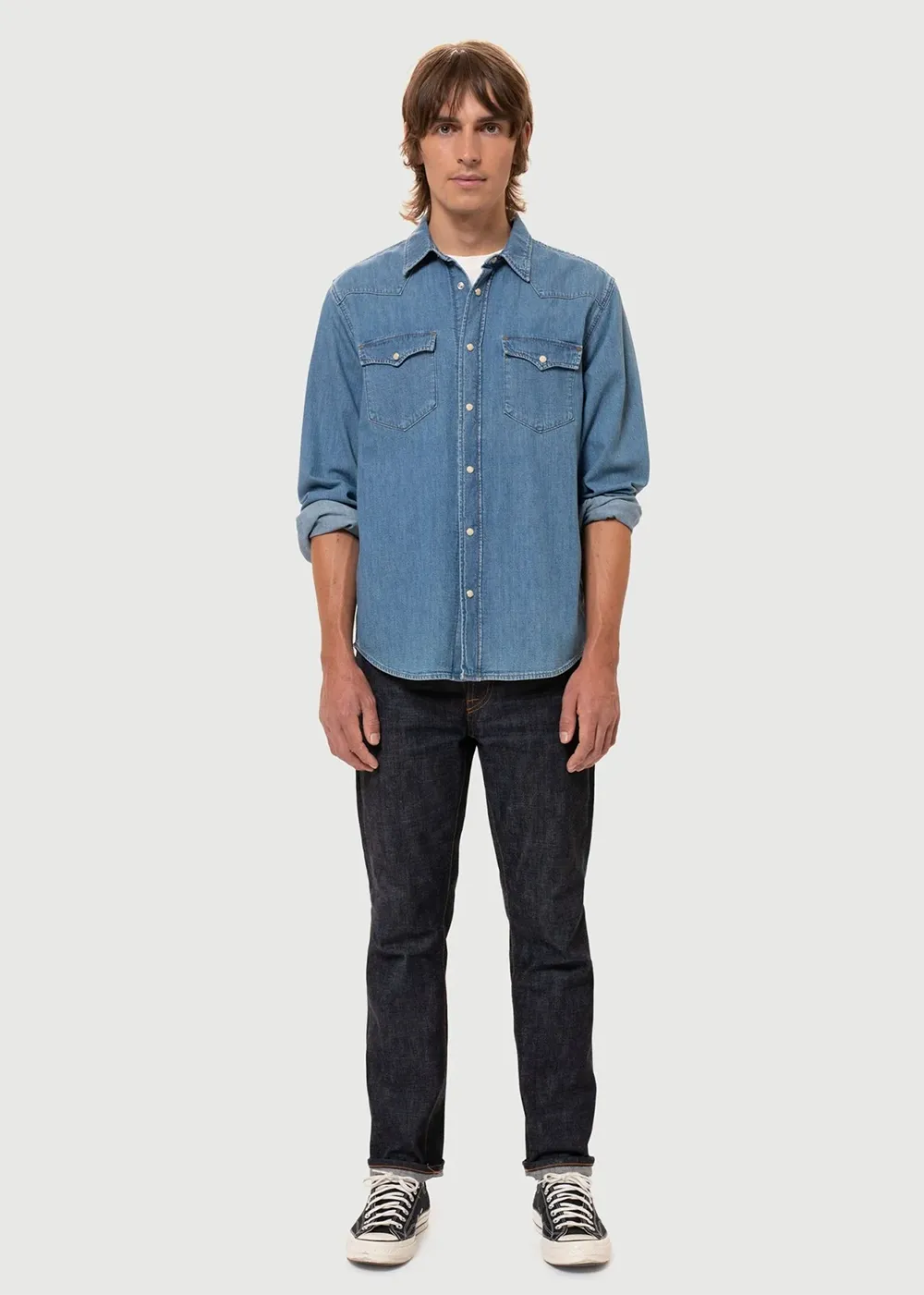 George Another Kind Of Blue Denim Shirt sold by Denali