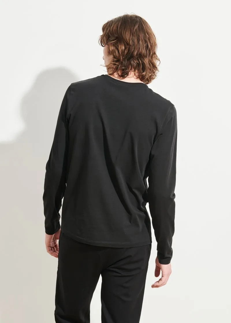 Pima Cotton Stretch Long Sleeve T-Shirt sold by Danali product image thumbnail 3
