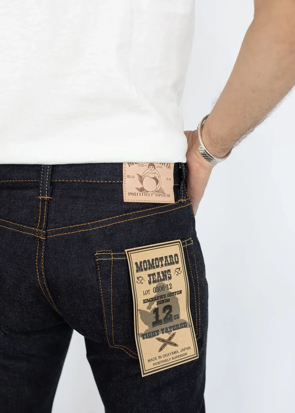 12 oz Tight Tapered Jeans sold by Danali product image thumbnail 4
