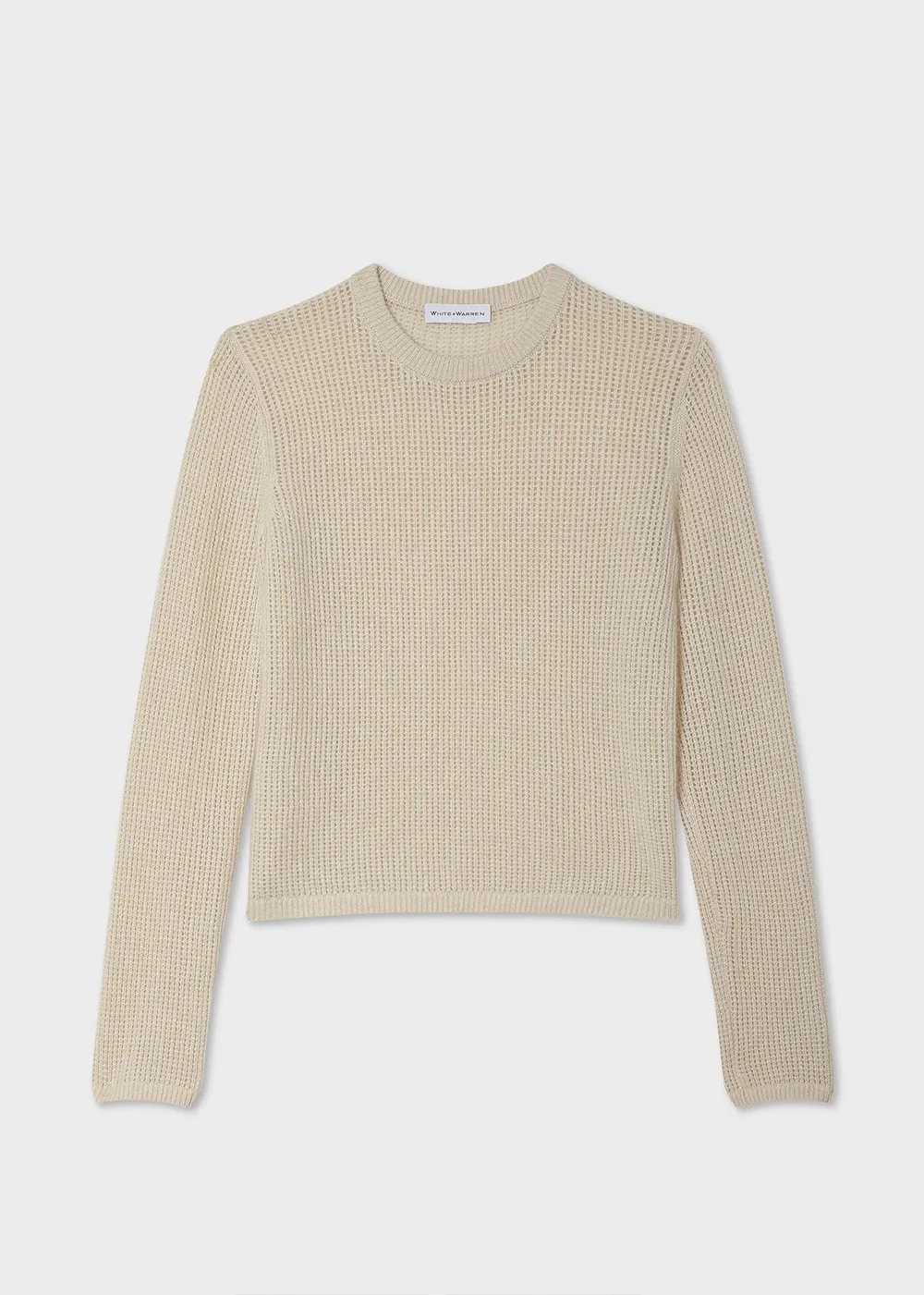 Cashmere Waffle Mesh Crew Sweater sold by Denali product image thumbnail 4