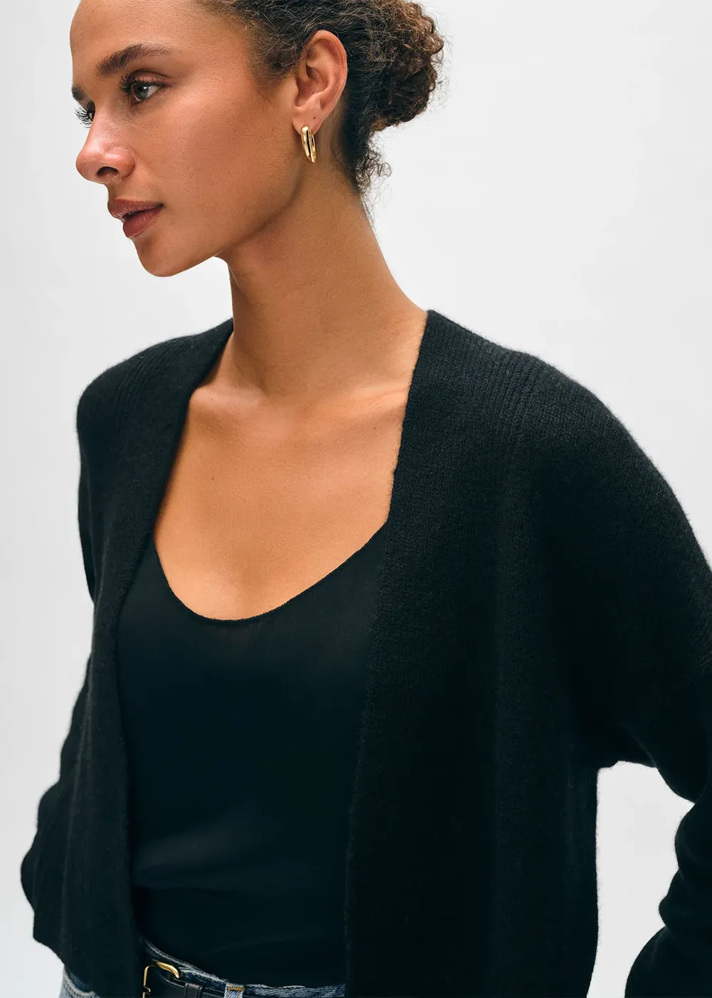 Cashmere Open Front Cardigan sold by Denali product image thumbnail 3