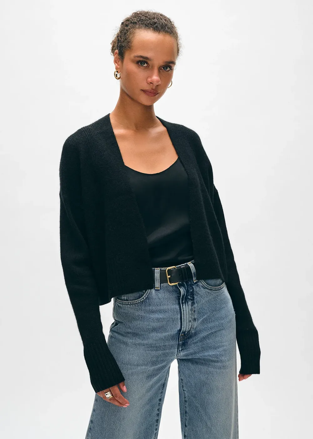 Cashmere Open Front Cardigan sold by Denali