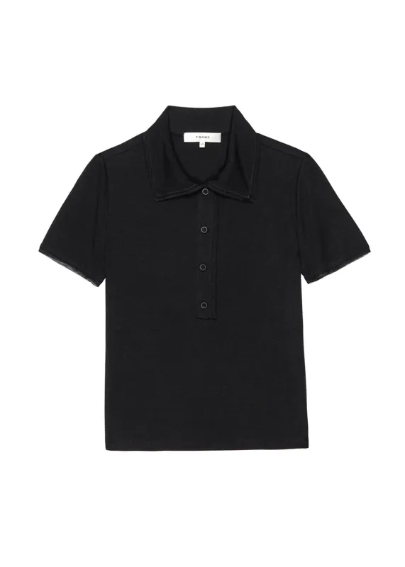 The Mesh Trim Polo sold by Denali
