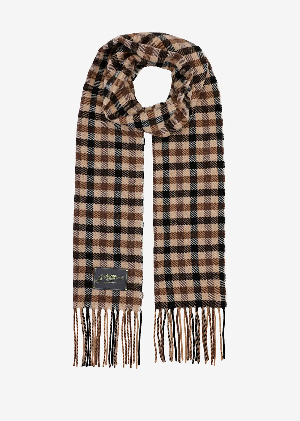 Graphic Wool Scarf sold by Danali