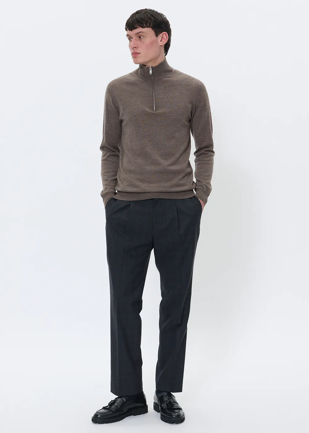 Mason Quarter Zip Sweater sold by Danali