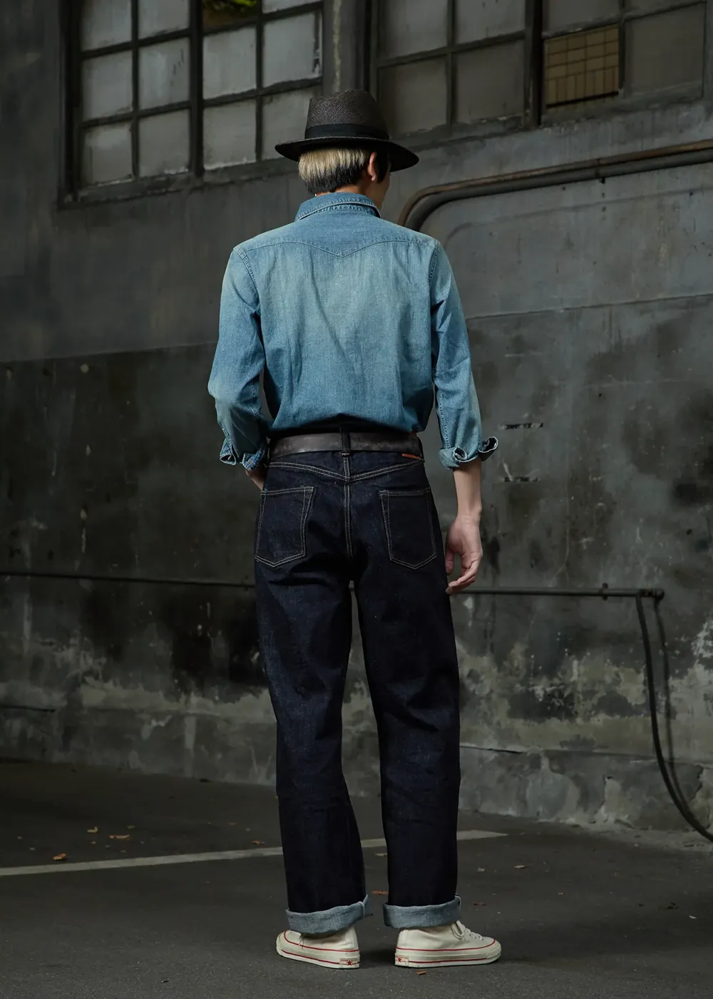 0105XXW - Wide One Wash Selvedge 15.5 oz Denim sold by Danali product image thumbnail 4