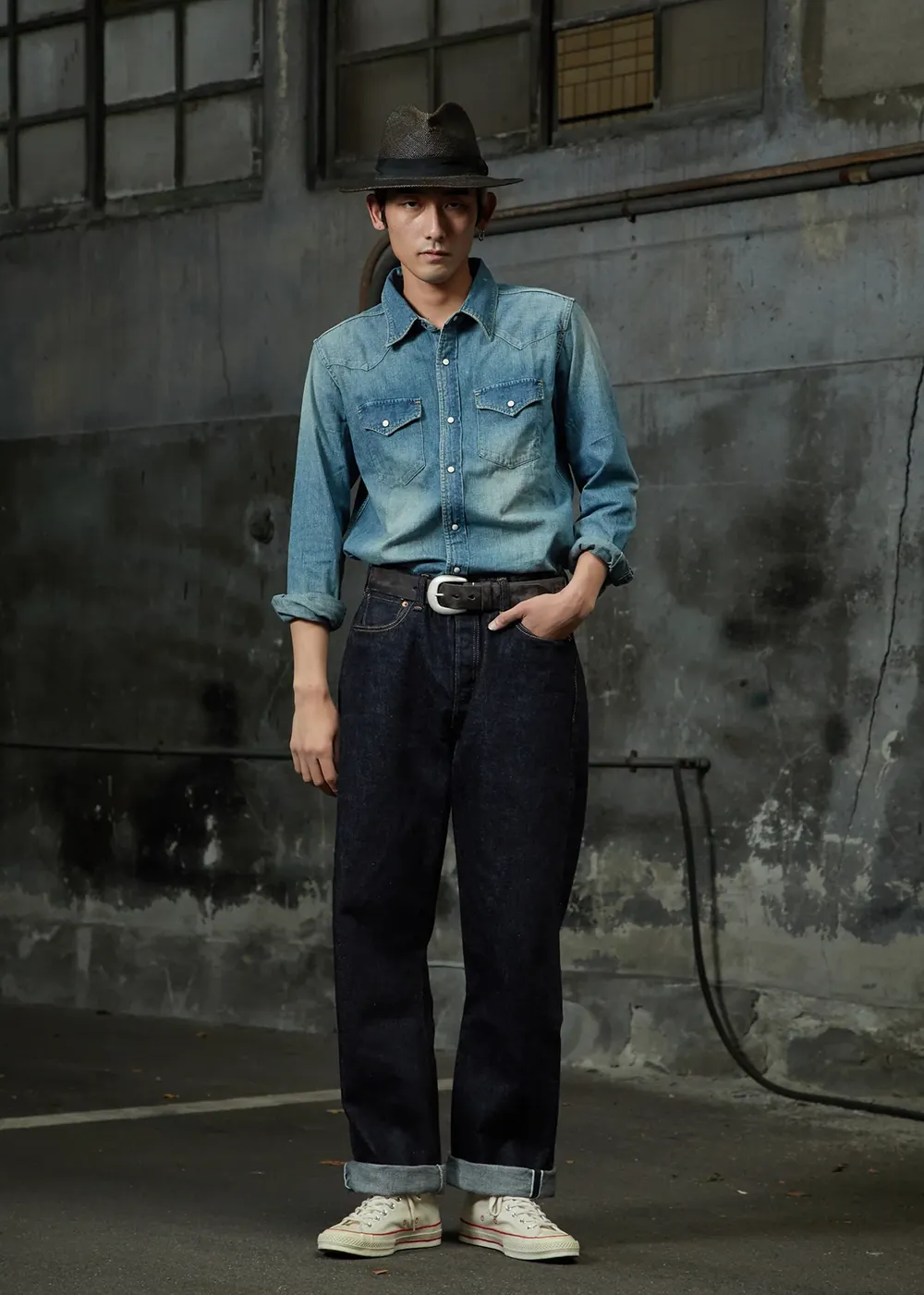 0105XXW - Wide One Wash Selvedge 15.5 oz Denim sold by Danali product image thumbnail 2