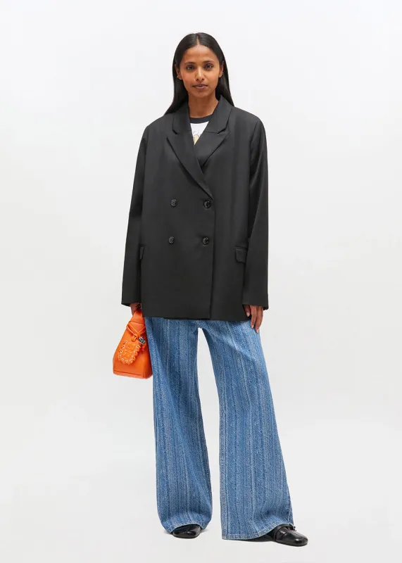 Calendered Wool Blazer sold by Denali