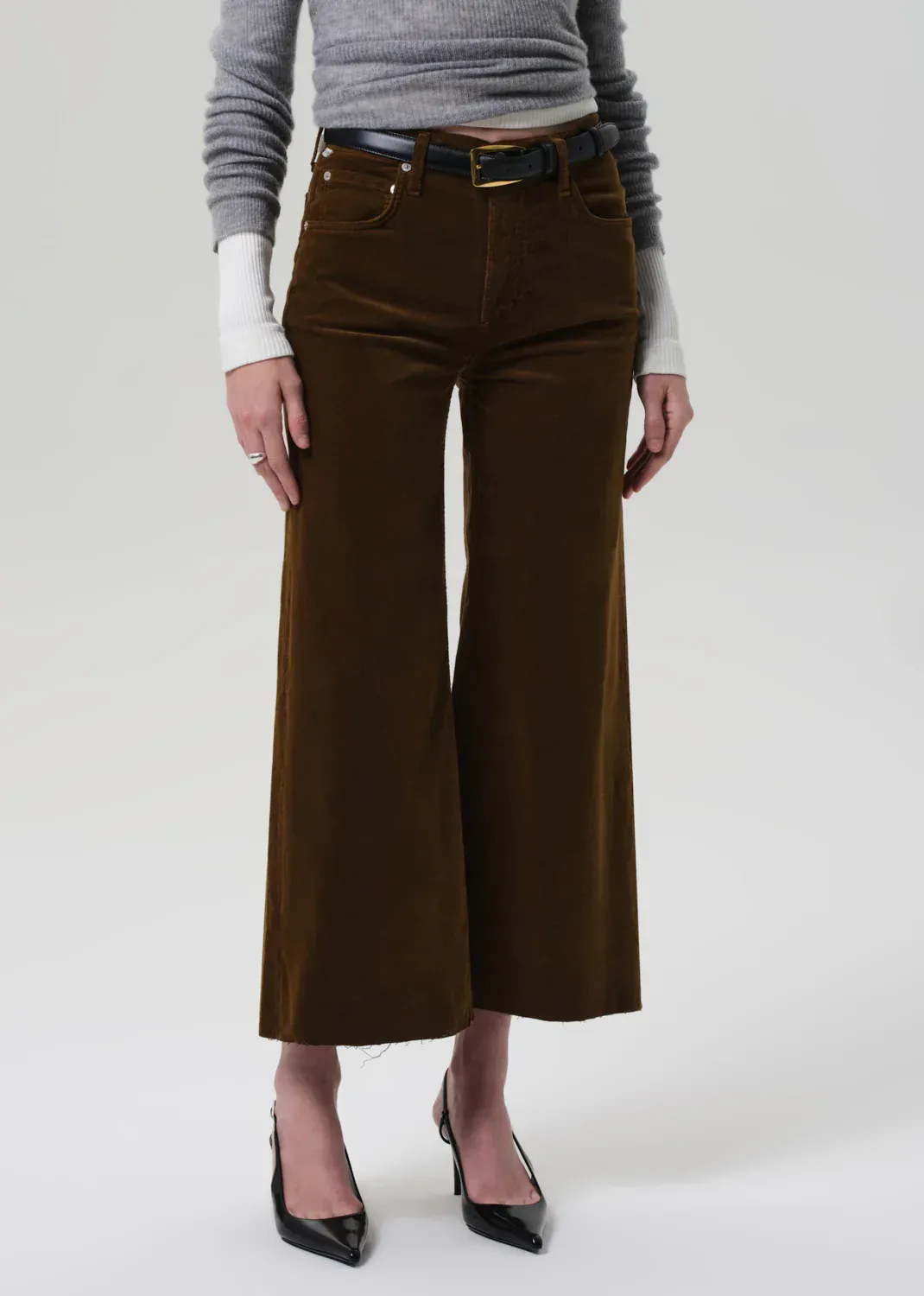 Lyra Wide Leg Crop Corduroy Pant sold by Danali product image thumbnail 2