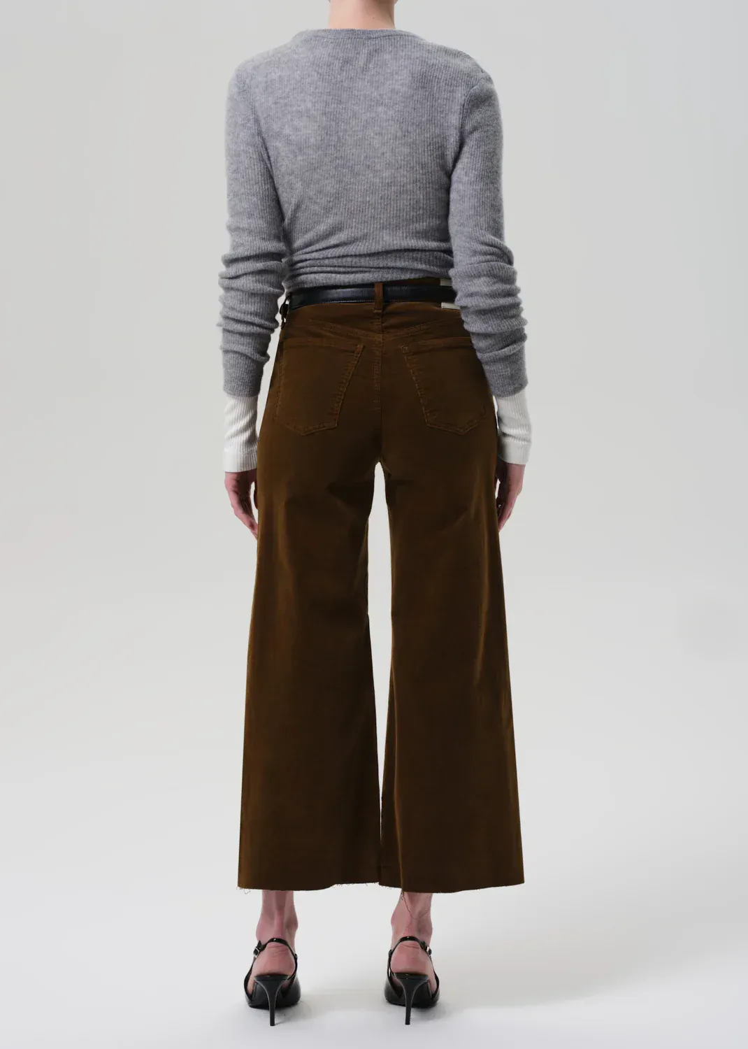 Lyra Wide Leg Crop Corduroy Pant sold by Danali product image thumbnail 4