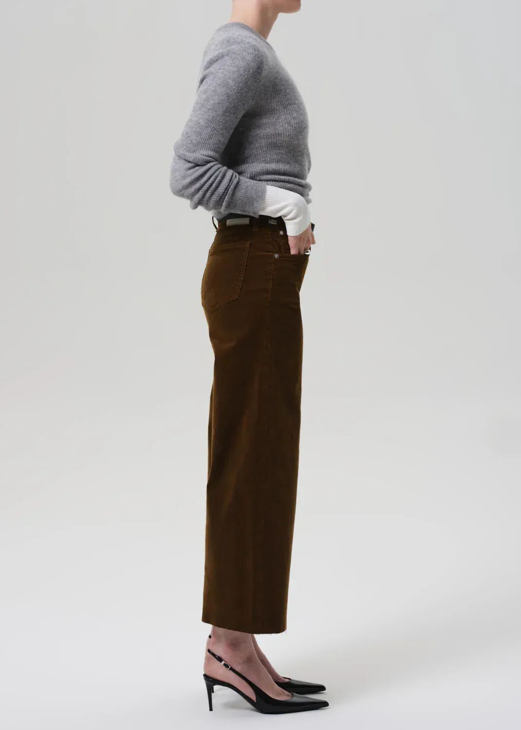 Lyra Wide Leg Crop Corduroy Pant sold by Danali product image thumbnail 3