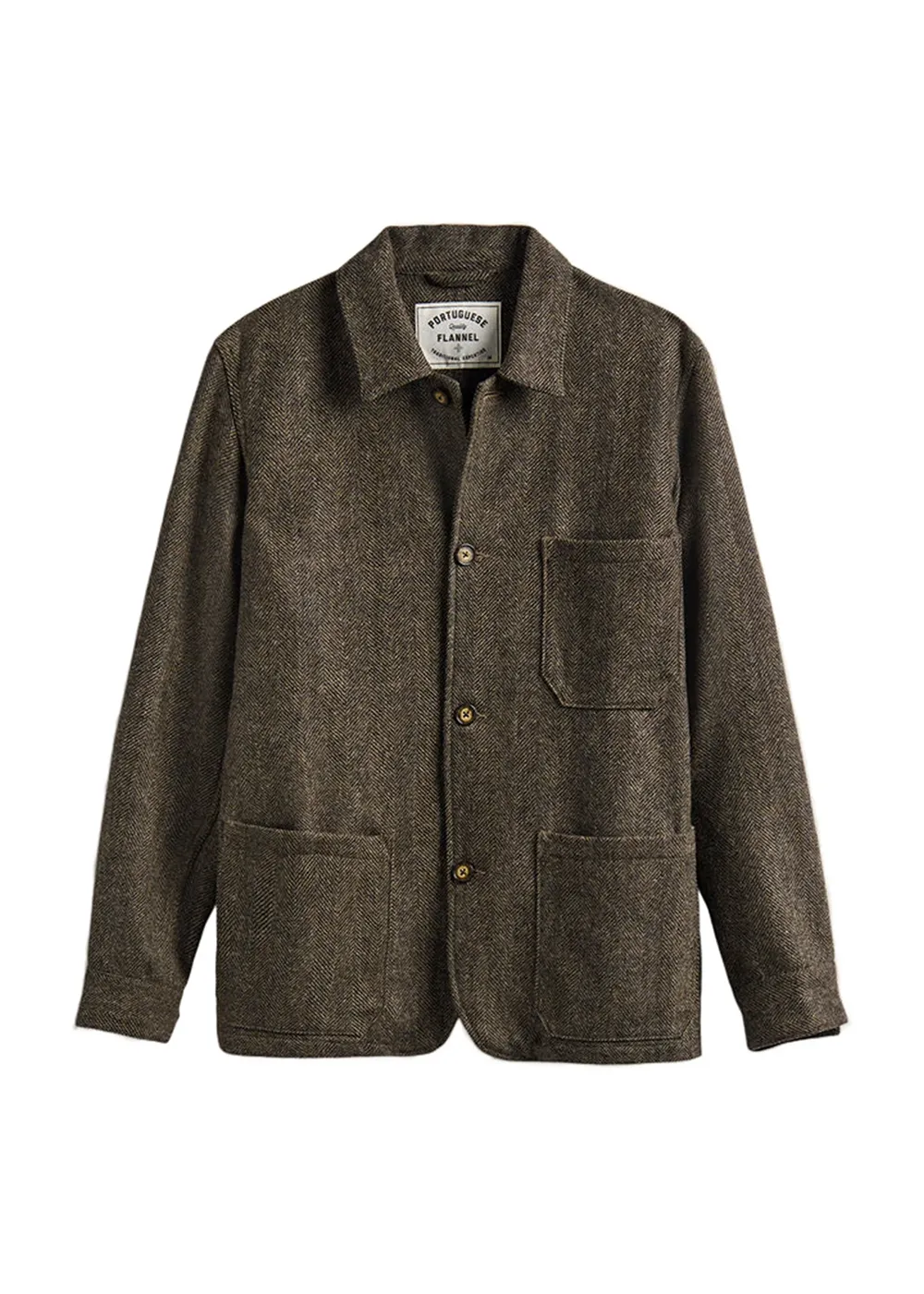 Labura Herringbone Wool Jacket sold by Denali