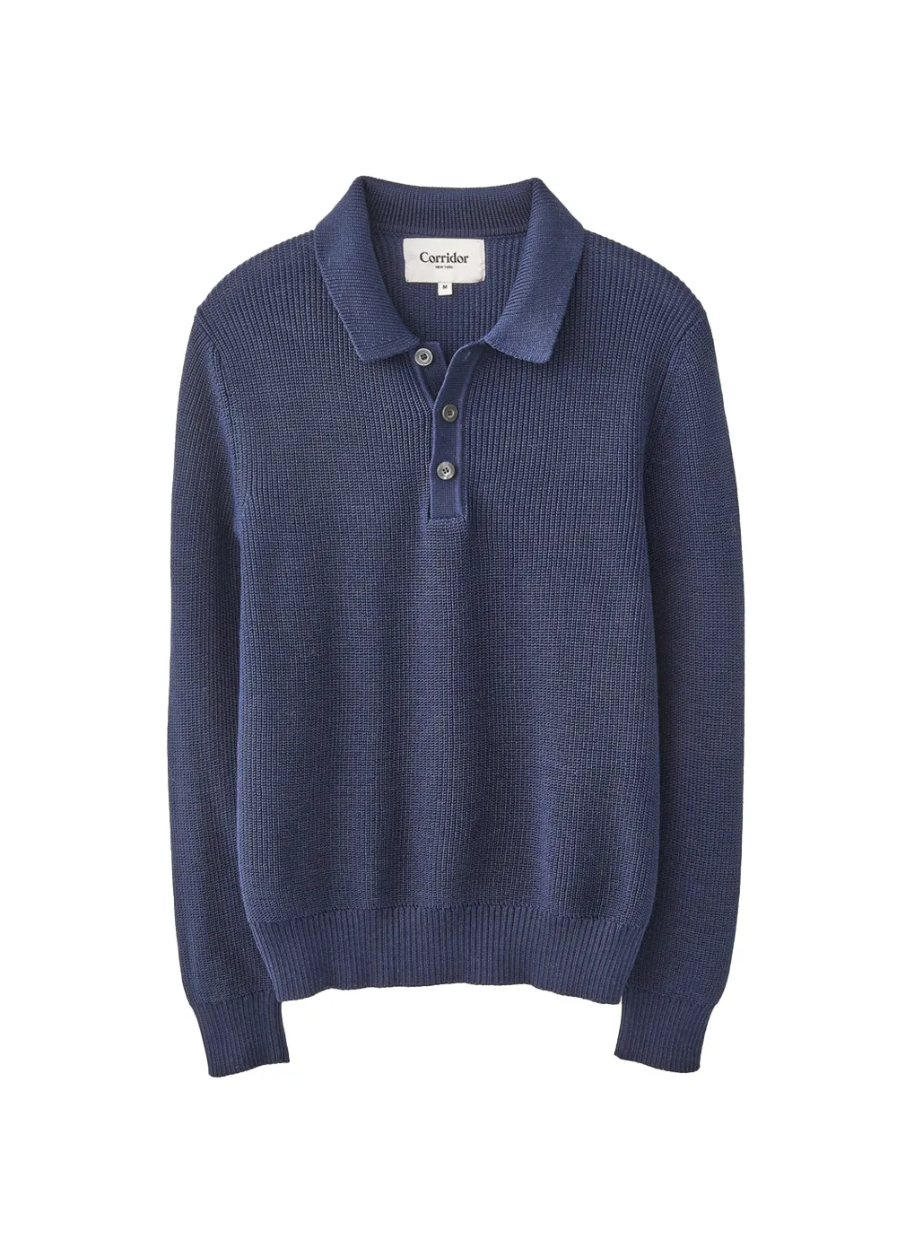 Long Sleeve Slouchy Polo sold by Denali product image thumbnail 3