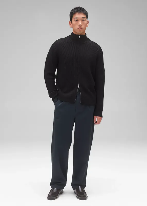 Merino Rib Vinnie Track Jacket sold by Denali