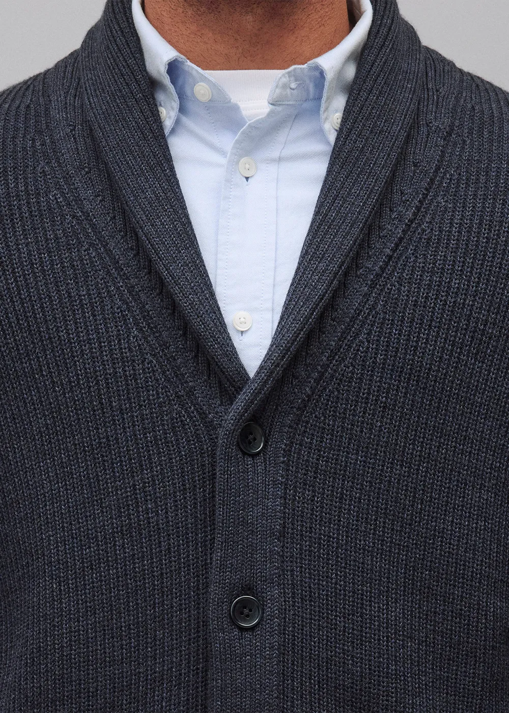 Merino Rib Vinnie Shawl Cardigan sold by Denali product image thumbnail 4