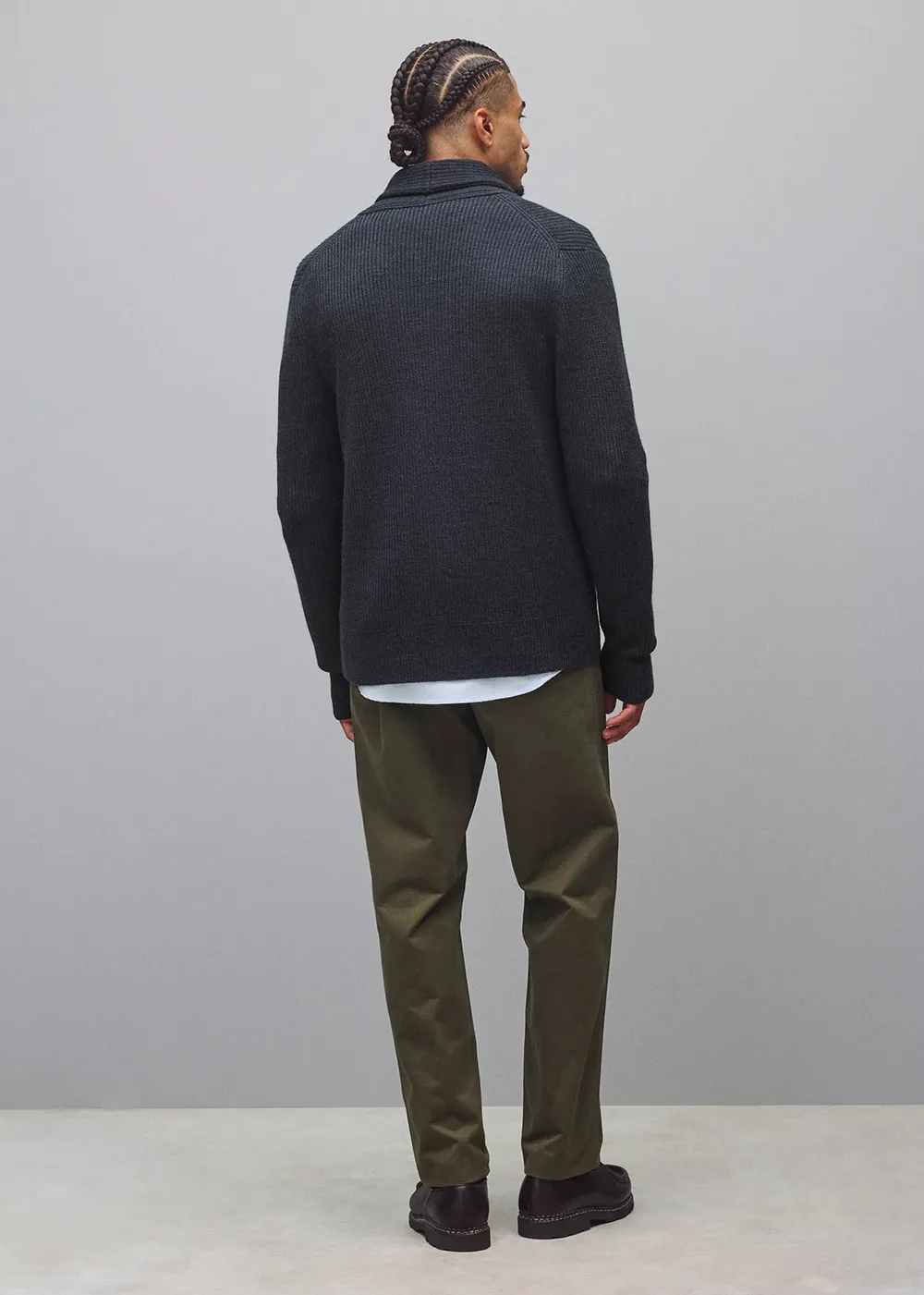 Merino Rib Vinnie Shawl Cardigan sold by Denali product image thumbnail 5