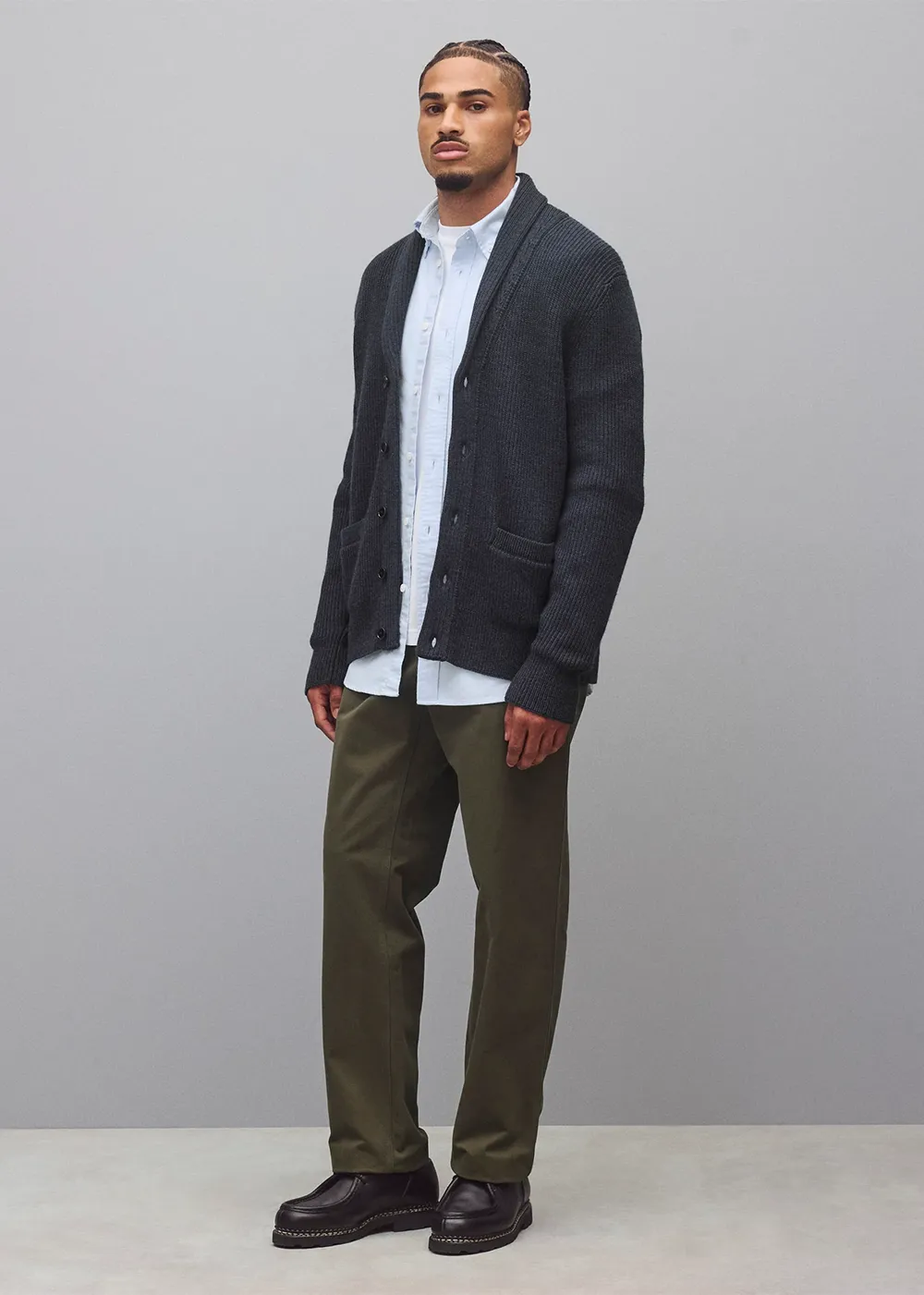 Merino Rib Vinnie Shawl Cardigan sold by Denali product image thumbnail 2