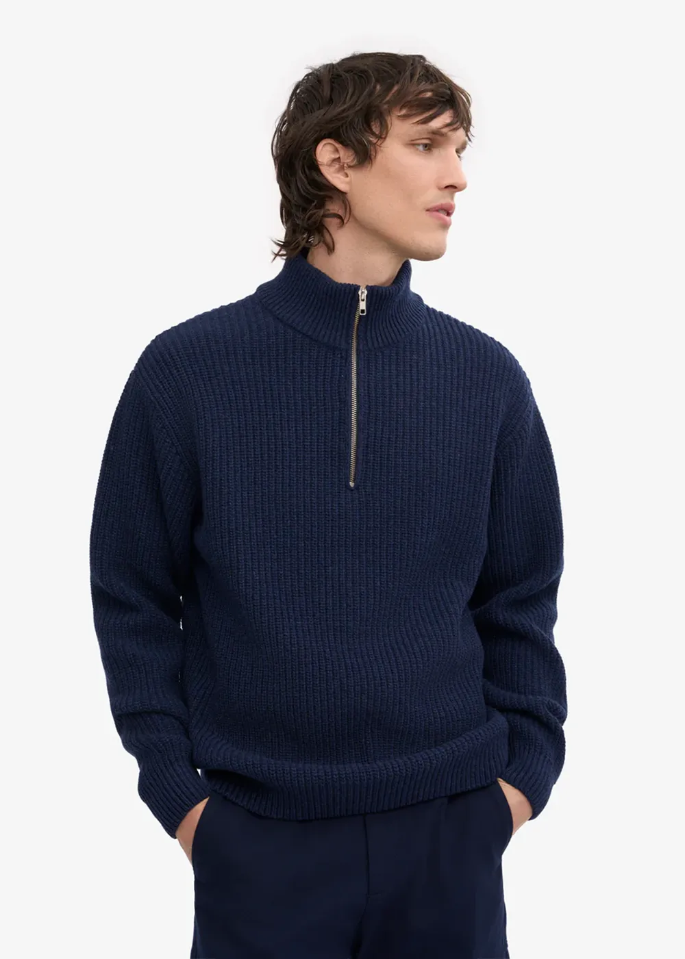 Merino Quarter Zip Sweater sold by Denali product image thumbnail 2