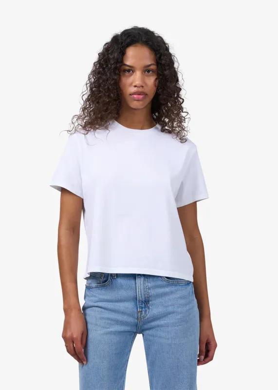 Organic Boxy Crop Tee sold by Denali