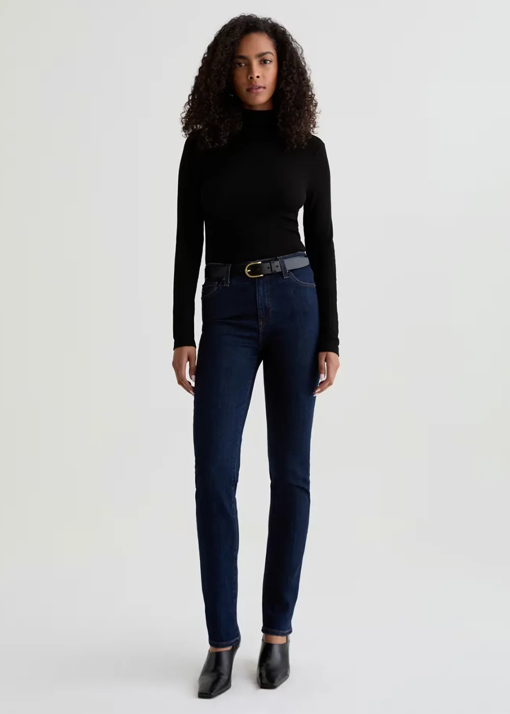 Mari High Rise Slim Straight Jean sold by Danali