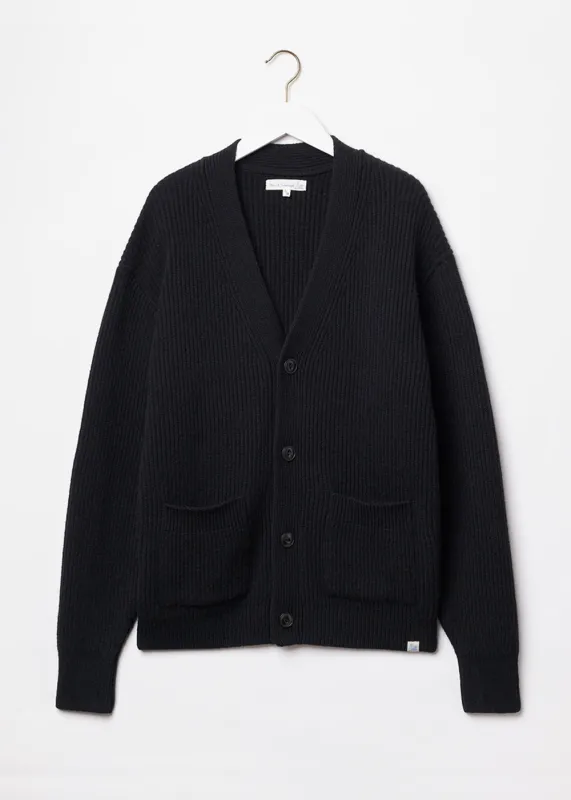 Cashmere Merino Ribbed Cardigan sold by Denali