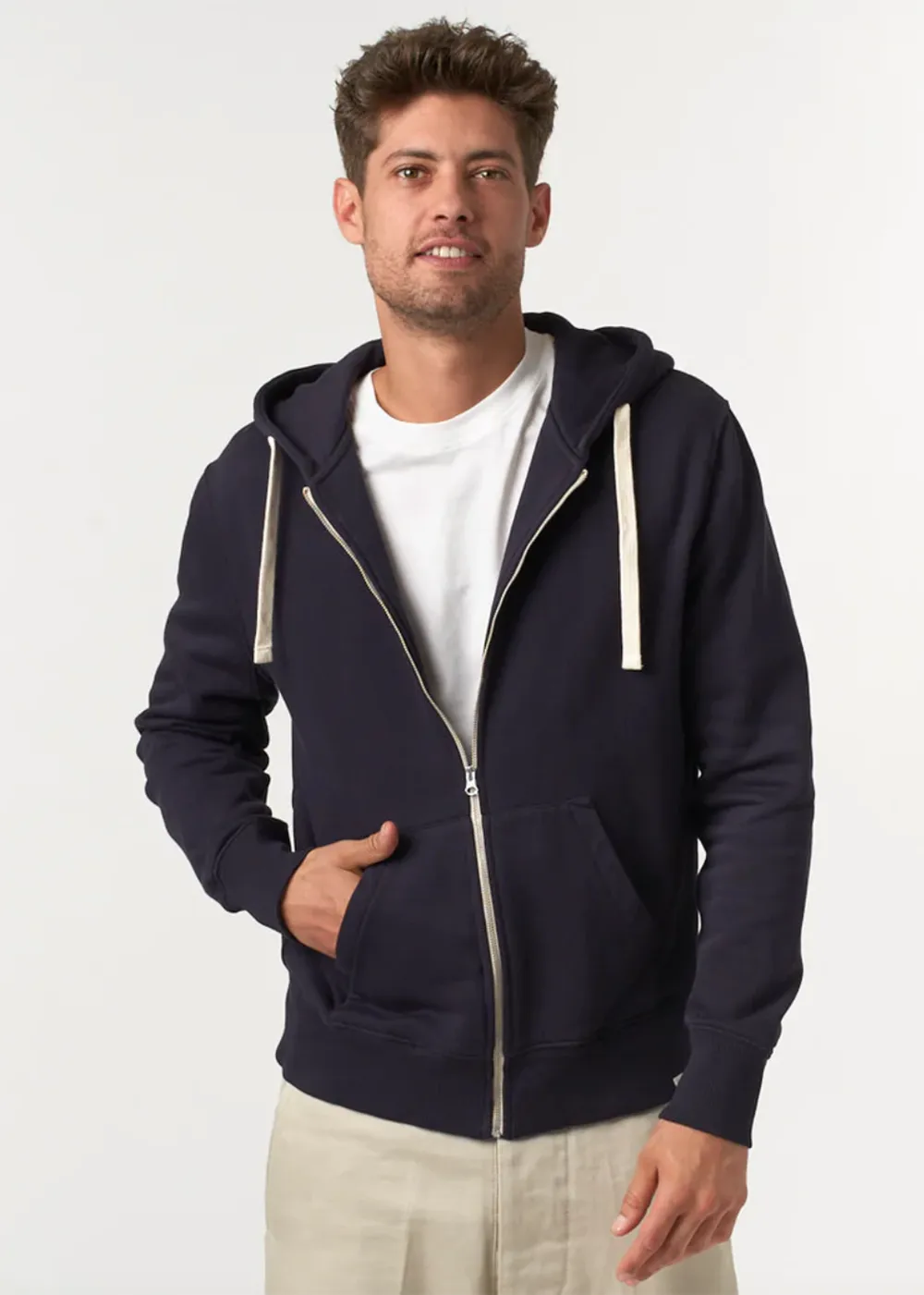 Vintage Fleece Hooded Zip Jacket sold by Denali