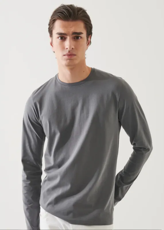 Iconic Pima Stretch Long Sleeve T-Shirt sold by Denali