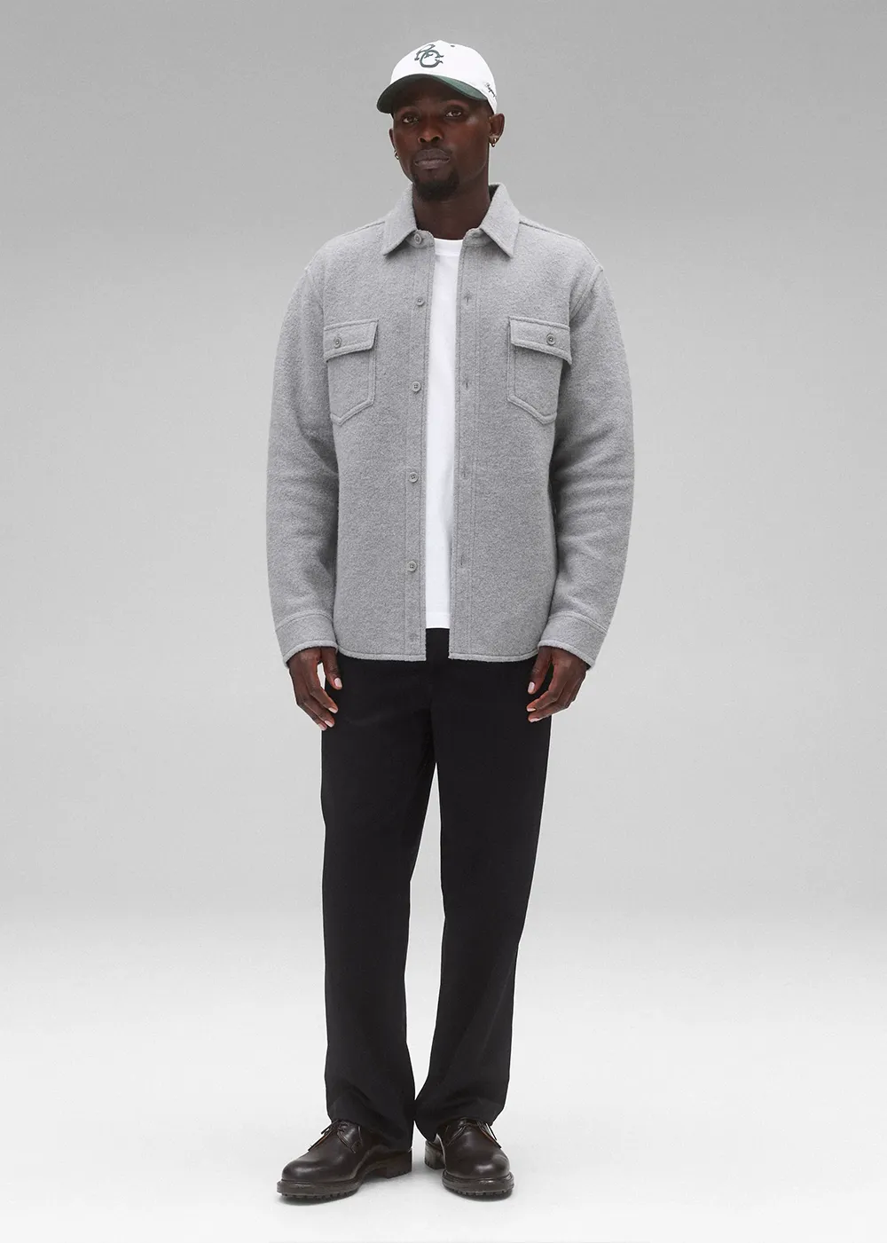 Boiled Wool Warden Standard Overshirt sold by Denali product image thumbnail 2